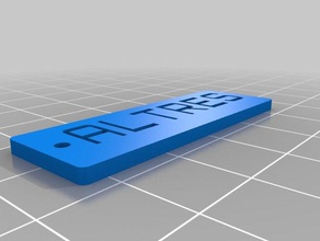 altres marca organização personalizado 3d print model - Mito3D