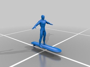 silver surfer andere 3d print model - Mito3D