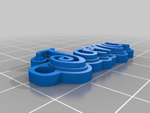 jana keychains customized 3d print model - Mito3D