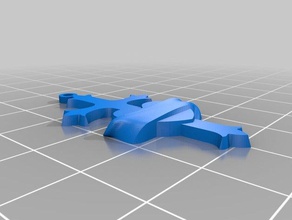 pochi e semplici croci gioielli ciondolo 3d print model - Mito3D