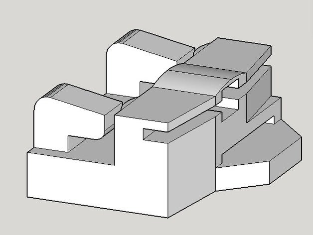 Kunststoff-guide-elektrische Fensterheber-volkswagen polo 6n von 1997 - Ersatz Teile 3D print model - Mito3D