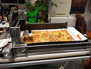 ikea st&aumlm pizza-cutter, cnc adapter Küche Essen munich maker lab 3d print model - Mito3D