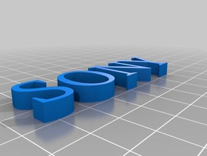 logótipo sony esculturas personalizado 3d print model - Mito3D