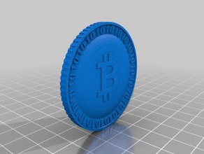 my bitcoin wallet coin coins badges 3d print model - Mito3D