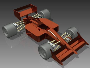 coche de fórmula 1 ayrton senna los vehículos 3d print model - Mito3D