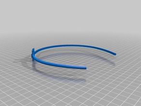 hillary clinton headband 1 accessories 3d print model - Mito3D