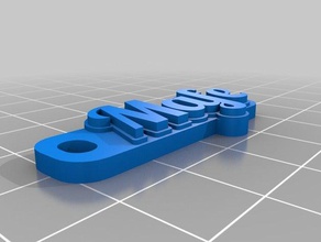 mafe chaveiros personalizado 3d print model - Mito3D