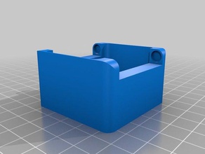 magnetische Scharnier-box Container angepasst 3d print model - Mito3D