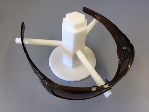 stackable sunglasses stand 3d print model - Mito3D