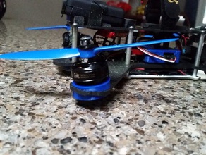 10 degree angle motor mounts qav250 hobby 3d print model - Mito3D