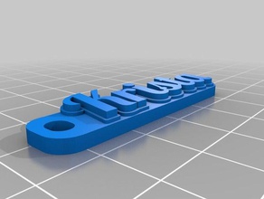 krista llaveros personalizado 3d print model - Mito3D