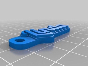 linda Schlüsselanhänger angepasst 3d print model - Mito3D