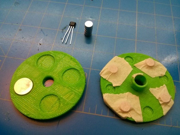 effetto hall contagiri parti customizer 3D print model - Mito3D
