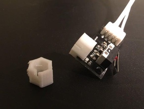 minimal z-autoleveling adapter 3d printer accessories auto bed leveling marlin rigidbot 3d print model - Mito3D