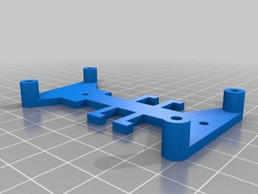 upper frame escornabot single pcb diy 3d print model - Mito3D
