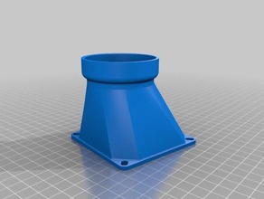 80 mm fan 55 metre pvc boru adaptör koli ofset 3d baskı kefen manifoldu 3d print model - Mito3D