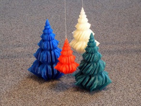 albero di natale fiocco neve profilo arredamento decorazione ornamenti alberi crossfire decorativo 3d print model - Mito3D