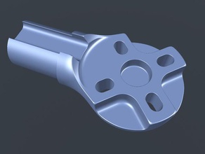 multirotor supporto motore 1416mm diametro del braccio tubo rc veicoli 3d print model - Mito3D