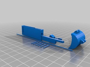 retroescavadeira garra 3d impressão thinkfunchallenge 3d print model - Mito3D