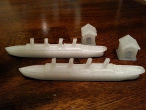 titanic doğru şekli modeli araçlar 3d print model - Mito3D