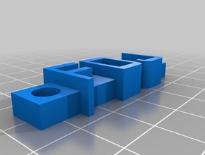 fdj Anahtarlık özelleştirilmiş 3d print model - Mito3D
