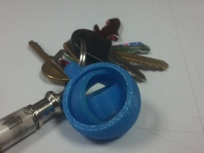 gikey gyro keyring keychains 3d print model - Mito3D