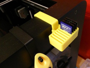 sd card holder zortrax 200 3d printer accessories 3d print model - Mito3D