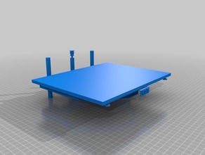 simple craftbot representation bed 3d printer accessories 3d print model - Mito3D