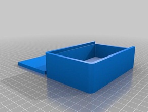 jim2 paramétrico caixa de tampa deslizante ferramenta os titulares caixas personalizado 3d print model - Mito3D