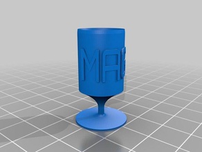 mags cup kitchen dining customized 3d print model - Mito3D