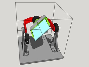 2 axes de cardan ingénierie 3d print model - Mito3D