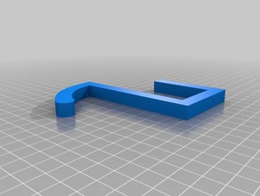 over door hook replacement parts 3d print model - Mito3D