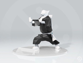 tai chi phone stand office 3d print model - Mito3D