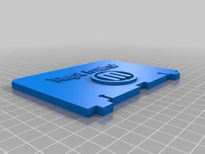 replicator backplate logo 3d printer accessories customized 3d print model - Mito3D
