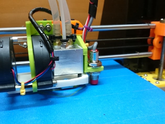 e3d-v6 refrigerado a água v10 impressora partes e3d hotend v6 de refrigeração 3D print model - Mito3D