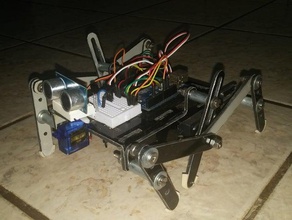 boe bot crawler construction toys arduino educational toy spider robot 3d print model - Mito3D