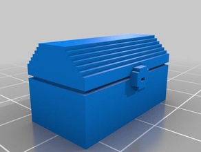 basic Brust Requisiten dnd mini der Miniatur Schatztruhe 3d print model - Mito3D