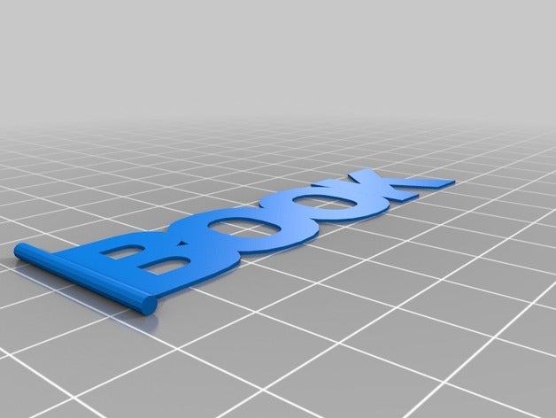 Lesezeichen office 3D print model - Mito3D