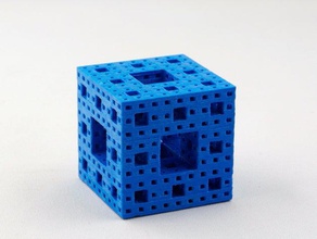 mengers Schwamm fractal cube 3d sierpinskis Teppich math Kunst openscad 3d print model - Mito3D