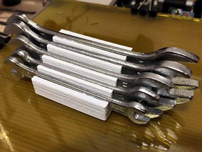 Schraubenschlüssel-Halter tool Inhaber Boxen 3d print model - Mito3D
