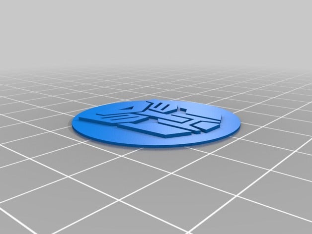 autobot logo cover dell other 3D print model - Mito3D