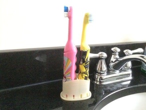 bambini elettrico spazzolino da denti titolare bagno 3d print model - Mito3D