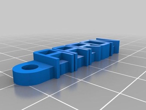 aaron organización personalizado 3d print model - Mito3D