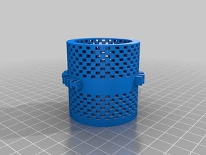 my customized personalised pen holdercontainer household 3d print model - Mito3D