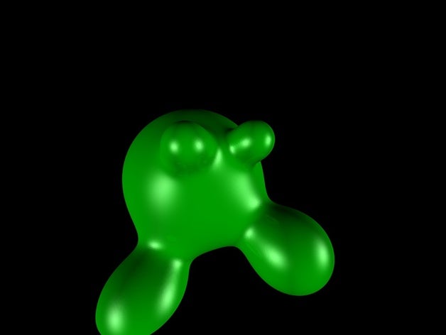 greeny blob creatures 3D print model - Mito3D