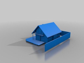 a casa edifícios estruturas 3d print model - Mito3D