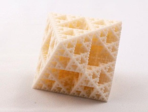 fractal octahedra math art openscad 3d print model - Mito3D