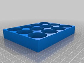 mrcolor 3x4 recipientes personalizado 3d print model - Mito3D