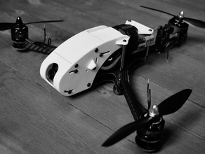 rcexplorer carreras de dosel v3 v35 mini tricopter los vehículos 3d print model - Mito3D