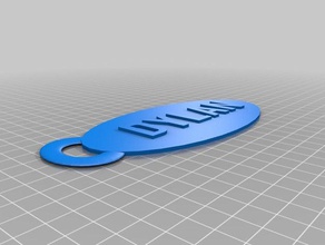 dylans keychain 2 accessoires 3d print model - Mito3D